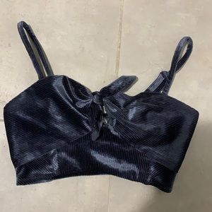Velvet Crop Tank Top